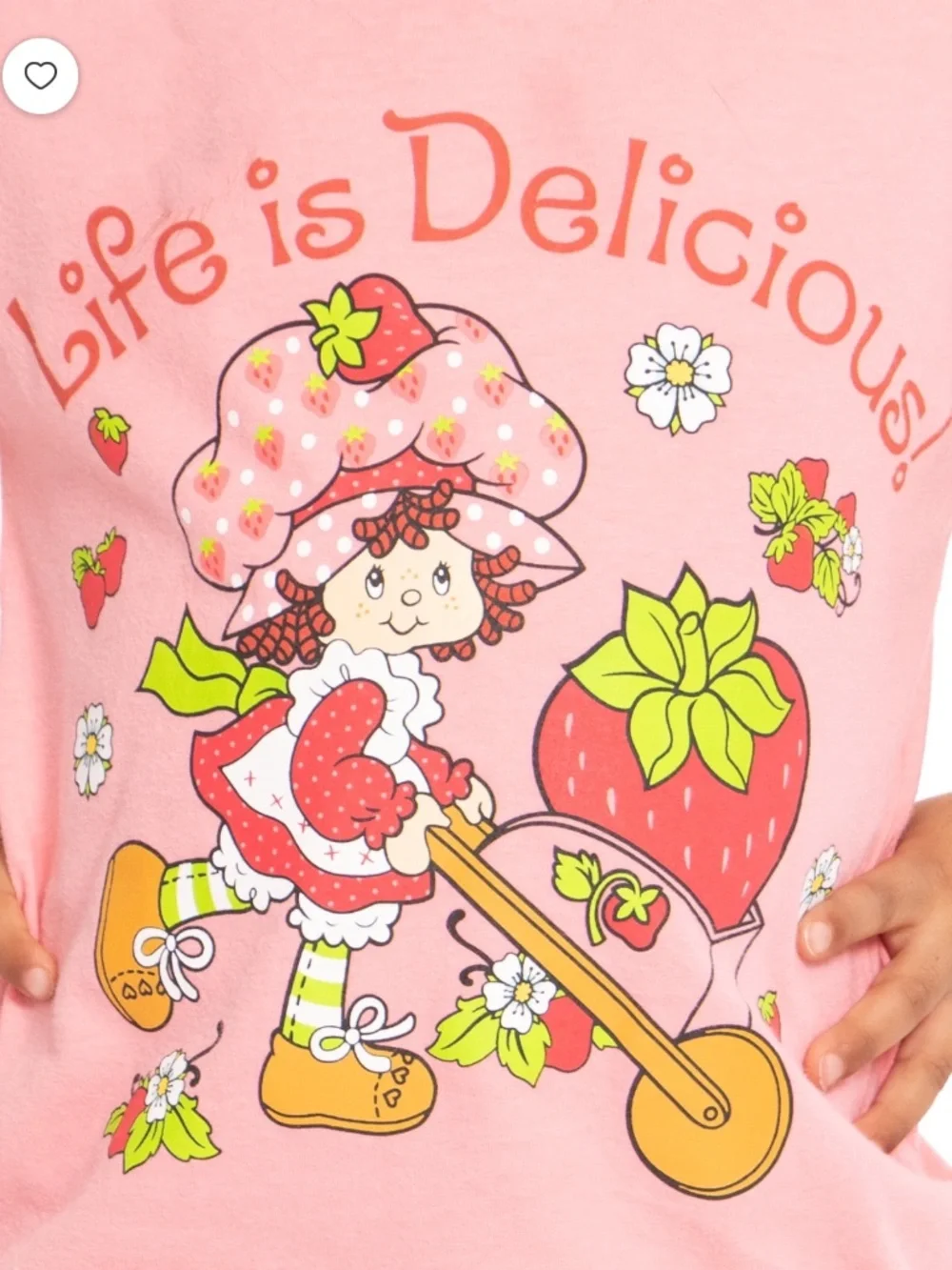 Strawberry Shortcake Toddler Girls Graphic Crewneck Tee Shirt 5T NWT